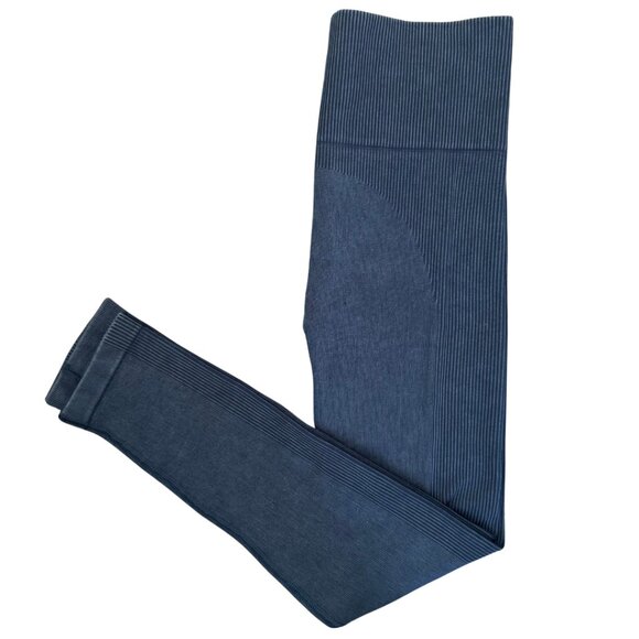 SPANX Look at Me Now Soft Stretch Seamless Leggings Blue Size Medium - Picture 5 of 7